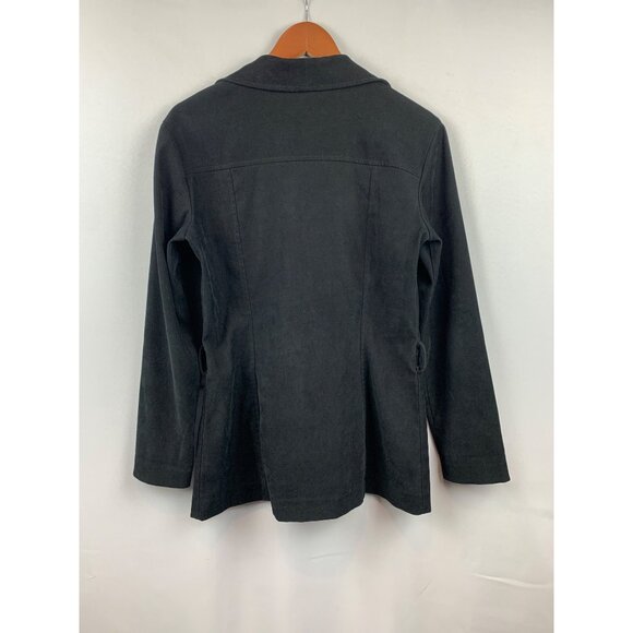 Apostrophe Womens Button-Up Blazer Jacket Size 6 Black - Picture 5 of 5